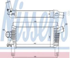 Nissens 96622 intercooler nissan, nissan pathfinder (r51)