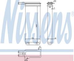 Nissens 71755 nagrzewnica ford, ford sierra hatchback (gbc, gbg)