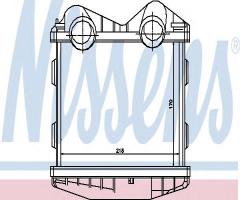 Nissens 96893 intercooler mcc smart, smart city-coupe (450)