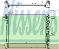 Nissens 67162 chłodnica silnika mercedes,, mercedes-benz cls (c218)