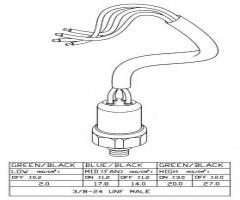 Nrf 38918 czujnik ciśnienia układu klimatyzacji uniwersalny