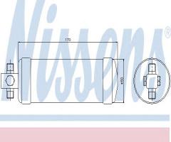 Nissens 95418 osuszacz klimatyzacji kia, kia rio kombi (dc)