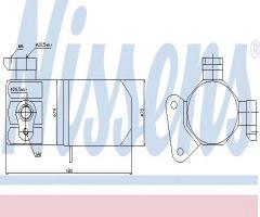 Nissens 95432 osuszacz klimatyzacji audi, audi a8 (4e_)