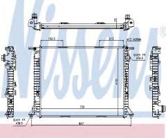 Nissens 60319 chłodnica silnika audi, audi a5 (8t3)