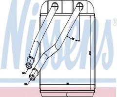Nissens 73975 nagrzewnica audi porsche vw, audi q7 (4l), porsche cayenne (955), vw amarok (2h_, s1b)