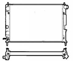 Nrf 58290 chłodnica silnika opel, opel vectra b hatchback (38_)