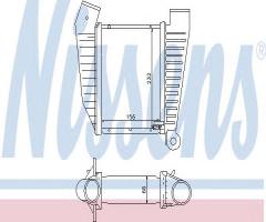 Nissens 96864 intercooler opel, opel omega a (16_, 17_, 19_)