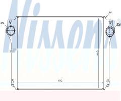 Nissens 96614 intercooler toyota, toyota avensis sedan (t25)