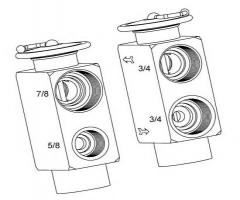 Nrf 38392 zawór rozprężny peugeot, bmw 7 (e23), vw golf ii (19e, 1g1)