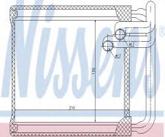 Nissens 77632 nagrzewnica hyundai, hyundai i30 (gd), kia cee`d sw (ed)