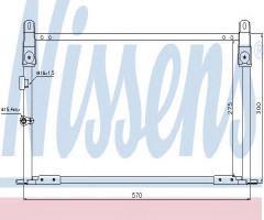 Nissens 940018 chłodnica klimatyzacji toyota***