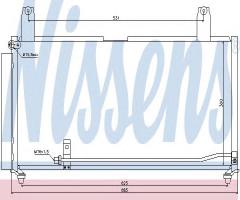 Nissens 940080 chłodnica klimatyzacji z osuszaczem suzuki, suzuki liana kombi (er)