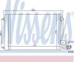 Nissens 940093 chłodnica klimatyzacji z osuszaczem seat vw, audi a1 (8x1, 8xf)
