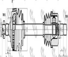 Gsp 245007 zestaw naprawczy zacisku hamulcowego renault (bdx 45mm), peugeot 406 (8b)