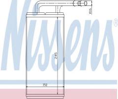 Nissens 71740 nagrzewnica ford, ford transit autobus (e_ _)