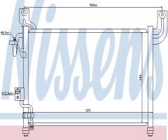 Nissens 94729 chłodnica klimatyzacji ford, ford ranger (er, eq), mazda b-serie (un)