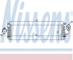 Nissens 96721 intercooler volvo, volvo c30