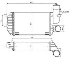 Nrf 30066a intercooler citroen fiat peugeot, citroËn jumper autobus (230p)
