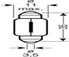 Osram 6418ult Żarówka c5w 12v, bmw 3 (e30), renault megane cc (ez0/1_), saab 9-5 (ys3g)