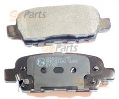 Oyodo 20h1018-oyo klocki hamulcowe nissan, infiniti ex, nissan cube (z12), renault koleos (hy_)