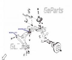 Oyodo 40z2056b-oyo silentblok wahacza tylny dolnego, toyota avensis (t25_)