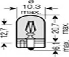 Osram 2827dc-02b Żarówka wy5w 12v pomaranczowa diadem chrome, alfa romeo mito (955), alpina b3 (e90)