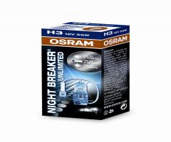 Osram 64151nbu Żarówka h3 12v 55w night breaker unlimited, alfa romeo 33 (907a), alpina b3 (e90)