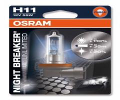 Osram 64211nbu-01b Żarówka h11 12v 55w night breaker unlimited sb, alpina b3 (e46), audi tt (8j3)
