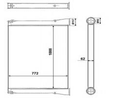 Nrf 309357 intercooler ***