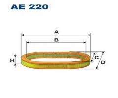 Filtron ae220 filtr powietrza ford escort, ford escort iv (gaf, awf, abft)