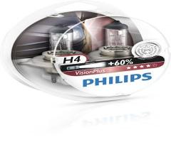 Philips 12342vps2 Żarówka h4 60/55w vision plus, bmw 02 (e10), suzuki swift iv (fz, nz)