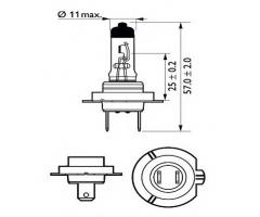 Philips 12972cvpgs2 Żarówka h7 55w 12v colorvision zielone 2 szt., opel corsa d