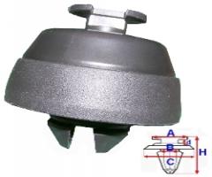 Romix company c50878 zaślepka progowa mercedes