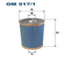 Filtron om517/1 filtr oleju bmw 530,54, bmw 5 (e34)