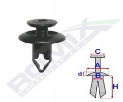 Romix company c60434 kołek rozporowy mitsubishi, mitsubishi carisma (da_)