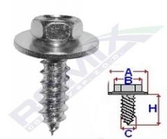 Romix company c60470 wkręt z Łbem sześciokątnym opel