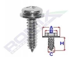 Romix company c60458 wkręt z podkładką