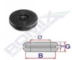 Romix company c60495 przelotka gumowa zamknięta