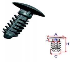 Romix company 10147 spinka tapicerki drzwi paneli drzwi  fiat, alfa, fiat doblo cargo (223)