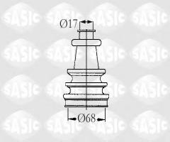 Sasic 2933403 osłona pprzegubu, peugeot 104, renault 4 (112_), talbot samba (51a)