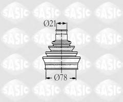 Sasic 2933513 osłona przegubu citroen, citroËn visa, peugeot 305 ii (581m)