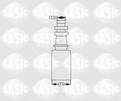 Sasic 2873833 osłona przegubu citroen/peugeot, citroËn ax (za-_), peugeot 205 ii (20a/c)