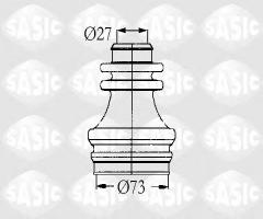 Sasic 4003462 osłona pprzegubu renault, renault rapid nadwozie pełne (f40_, g40_)