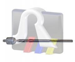 Rts 92.00678 drążek kierowniczy ford fiesta 01-, ford fiesta v (jh_, jd_), mazda 2 (dy)