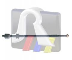 Rts 92.00929 drążek kierowniczy vw t2, vw transporter iii autobus