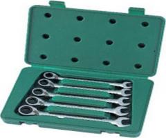 Sata 9083 klucze płaskie oczkowe z szybką zmianą kierunku 5 cz.