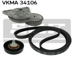 Skf vkma 34106 zestaw paska klinowego ford, ford focus (daw, dbw)