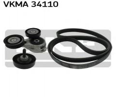 Skf vkma 34110 zestaw paska klinowego, ford focus ii (da_)