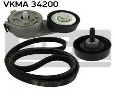 Skf vkma 34200 zestaw paska klinowego ford, ford galaxy (wa6)