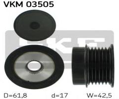 Skf vkm 03505 sprzęgło alternatora opel, opel astra h nadwozie pełne (l70), saab 9-3 (ys3f)